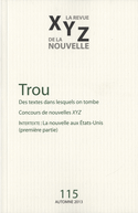 Revue XYZ de la nouvelle, no 115
